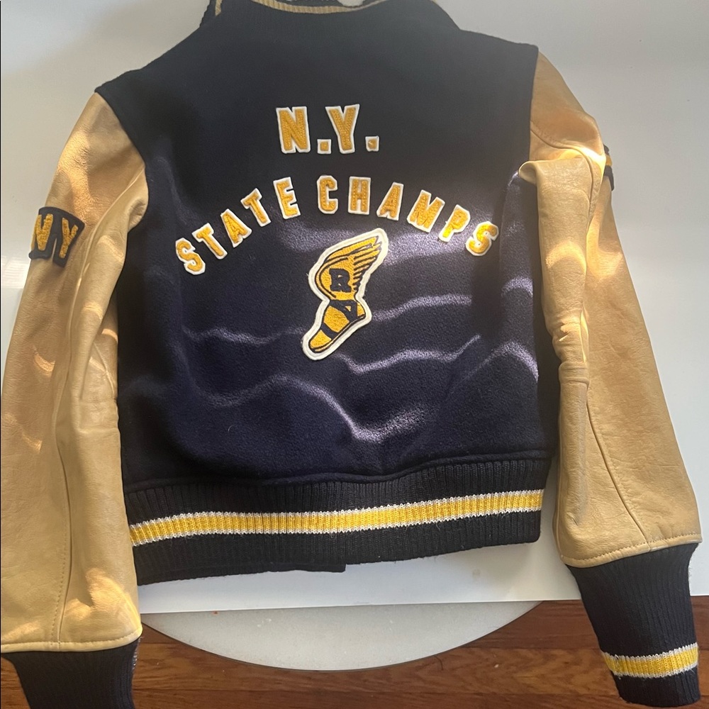 Unisex Polo Letterman Jacket